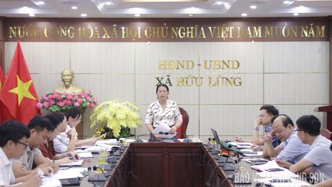 Kiểm tra phòng, chống thiên tai tại khu vực Chi Lăng, Hữu Lũng