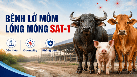 PHÒNG CHỐNG BỆNH LỞ MỒM LONG MÓNG (serotype SAT1)