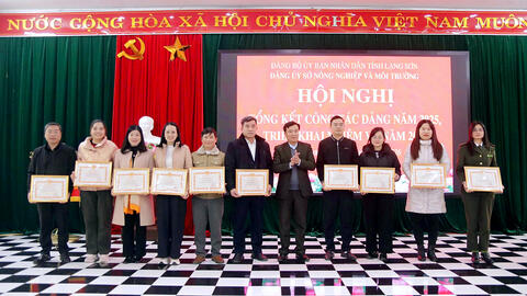 Đảng uỷ Sở Nông nghiệp và Môi trường Tổng kết công tác Đảng năm 2025, triển khai nhiệm vụ năm 2026