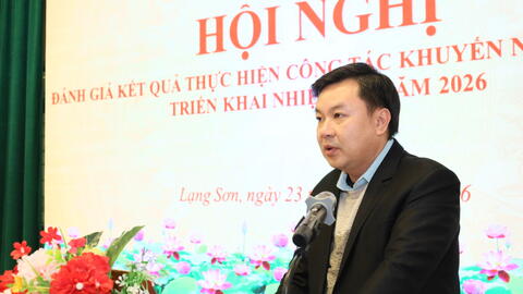 Triển khai nhiệm vụ công tác khuyến nông năm 2026