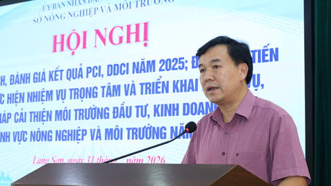Hội nghị phân tích, đánh giá Chỉ số PCI năm 2025 gắn với nhiệm vụ cải thiện Chỉ số DDCI thuộc lĩnh vực nông nghiệp và môi trường