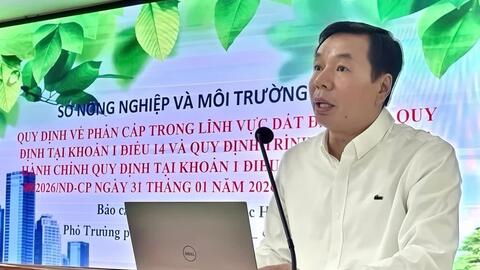 Lạng Sơn cập nhật nghiệp vụ quản lý đất đai cho cấp xã