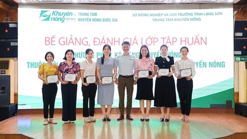 Bồi dưỡng phương pháp, kỹ năng khuyến nông cho cán bộ khuyến nông các cấp và khuyến nông cộng đồng