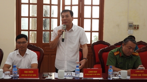 Lãnh đạo UBND tỉnh kiểm tra công tác giải phóng mặt bằng, quản lý đất đai, xây dựng tại xã Hoàng Văn Thụ