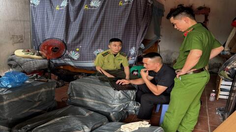 Phát hiện, thu giữ 272 cá thể Rùa nghi động vật hoang dã tại xã Khuất Xá, tỉnh Lạng Sơn